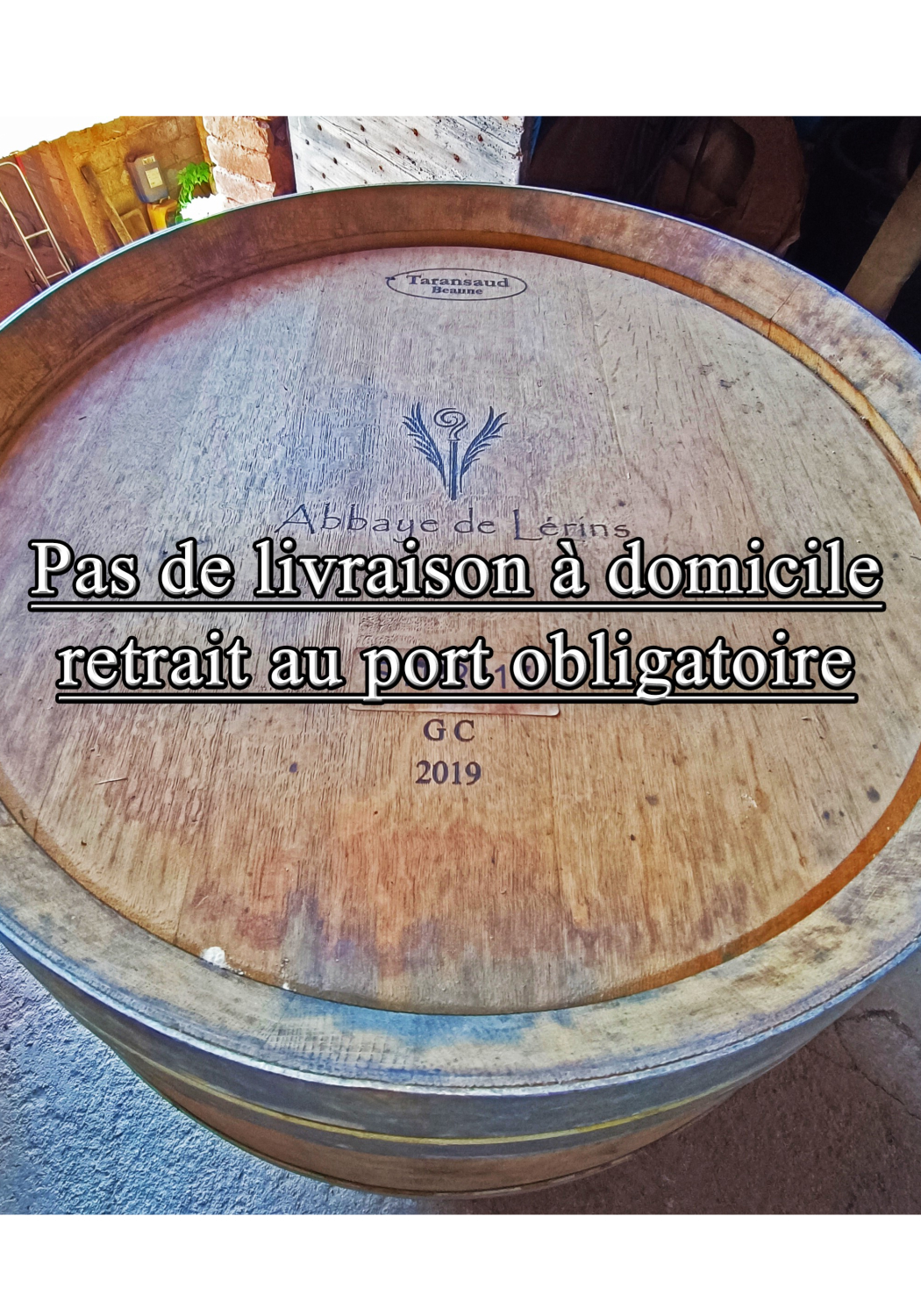 Barrique / fût en chêne (vide pour décoration)